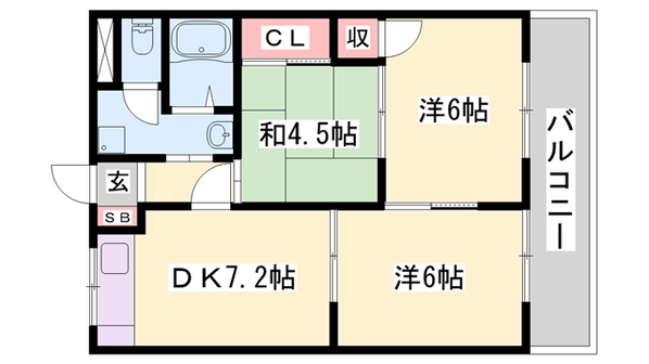 小野駅 徒歩8分 2階の物件間取画像